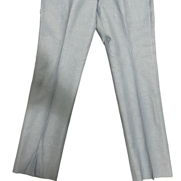 Andrew Davis Men's 36 x 32 Light Blue Polyester Straight Chino Dress Pan… - Picture 5 of 7